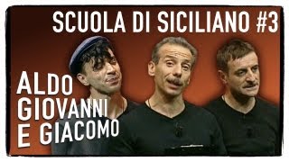 Scuola di siciliano 3 di 3  Tel chi el telun  Aldo Giovanni e Giacomo [upl. by Onin]