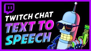 How to Text To Speech your Twitch Chat  TTS [upl. by Leanatan]