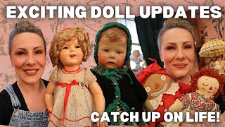 Whats New in Our Doll Museum Shirley Temple Raggedy Ann Cissy Kathe Kruse Ideal Dolls [upl. by Leizo]