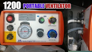 1200 VENTILATOR  PORTABLEMEDITEC ENGLAND MUKESH UMRAO [upl. by Aerdnaeel959]