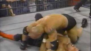 WCW Nitro April 28th 1998 Goldberg vs Jerry Flynn [upl. by Noloc808]