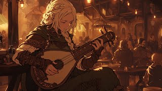 Relaxing Medieval Music  BardTavern Ambience Fantasy Celtic Music Sleeping Tavern BGM [upl. by Erodisi527]