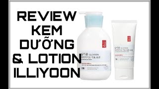 Review kem dưỡng ILLIYOON Ceramide Ato Concentrate Cream và ILLIYOON Ceramide Ato Lotion [upl. by Greenleaf935]