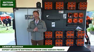 STIHL FRANCE  ARMOIRE A CHARGEURS ASECOS FRANCELAURENT MAUVOISIN EXPERT SECURITE BATTERIES LITHIUM [upl. by Sitoel]