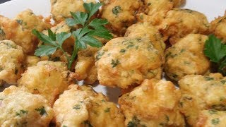 Cómo hacer buñuelos de bacalao al estilo de Mariaje [upl. by Ainimreh]