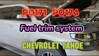 P0171 P0174 Fuel trim system lean bank 1 and bank 2 chevrolete tahoe [upl. by Simonetta223]