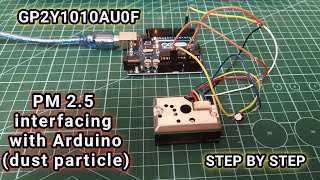 PM25 Air QualityDust Sensor amp Arduino Interfacing tutorial with GP2y1010  PM10 PM 25 PM 10 [upl. by Benioff]