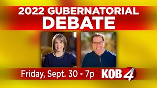 Decision 2022 Lujan Grisham Ronchetti take part in first gubernatorial debate [upl. by Marline]