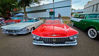 Welcome to Back to the 50s Massive classic car show 1964 back classic cars hot rods trucks Oldies [upl. by Nedyarb987]