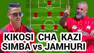 KIKOSI CHA SIMBA vs JAMHURI Leo Ni Hatari Mno ● Chuma Kipya BABACAR SARR BALEKE PHIRI ONANA Ndani [upl. by Mena767]