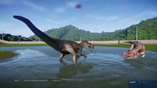 Cératosaurus Vs Allosaurus  Jurassic World Evolution  Ps4 [upl. by Enitsenre962]