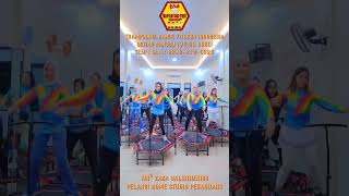 Trampoline dance fitness kelas reguler Tin³ zaza trampolinedancefitness happy jumpfitness [upl. by Anilesor]