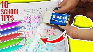 10 CRAZY DINGE DIE JEDER SCHÜLER amp STUDENT WISSEN MUSS 😲 BACK TO SCHOOL SCHULSACHEN SUPPLIES HAUL [upl. by Qooraf388]