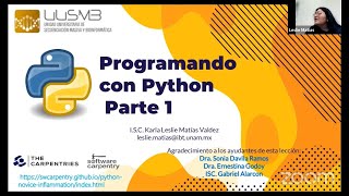 Iniciación a la BioinformaticaProgramando con python parte12 [upl. by Eciralc]