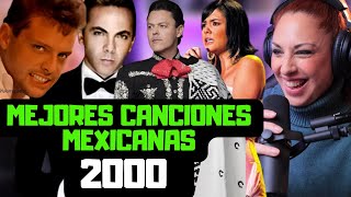 REACCIONANDO  MEJORES CANCIONES MEXICANAS 2000  Vocal coach REACTION amp ANALYSIS [upl. by Lesko]