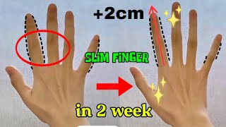 Beauty Fingers amp Hand in 30 day  Get Slim Finger Elongated Fingers  Beauty Hands 2 Week Natural [upl. by Khudari]