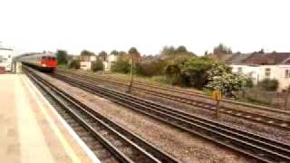 Very fast Metropolitan line past Dollis Hill Station [upl. by Llatsyrc]