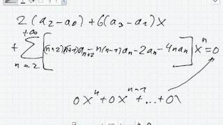 Differentialgleichung mit dem Potenzreihen Ansatz lösen [upl. by Francene]