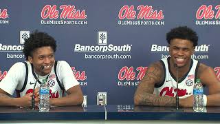 PRESSER  Daeshun Ruffin amp Luis Rodriguez  Ole Miss defeats Kansas State 67  56 12922 [upl. by Josee]