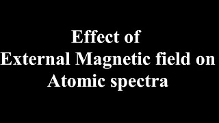 magnetic field effect [upl. by Elvin]