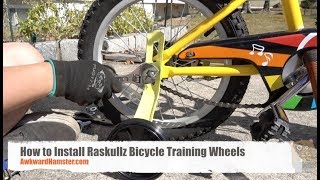 How to Install Raskullz Bicycle Training Wheels [upl. by Nishi]