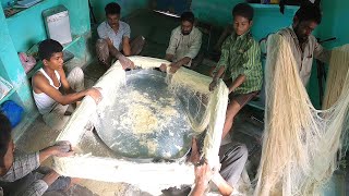 Soan Papdi Making  Factory  How to Made Soan Papdi Recipe  Hyderabad Street Food  Indian Sweets [upl. by Inavihs]