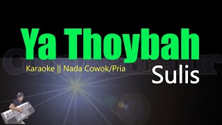 Sulis  Ya Thoybah Karaoke Nada CowokPria [upl. by Tiffa]