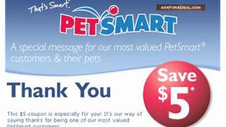 Petsmart Coupons [upl. by Yerhcaz]