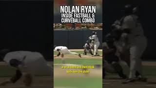 Nolan Ryan Mean Inside Fastball and Curveball Combo mlb [upl. by Ellary908]