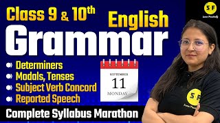 All in One English Grammar  Tenses Modals Determiners Subject Verb Concord Reported Speech [upl. by Grussing]