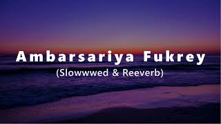 quotAmbarsariya Fukreyquot Song By Sona Mohapatra  Slowwwed amp Reeverb  Lofi Juice 2024 [upl. by Yekcim590]