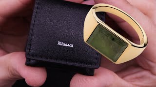 A Modern quotPimp Ringquot  The Lennox Ring by Miansai Review  1150 Solid 14K Gold SomethingDifferent [upl. by Cirded]