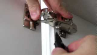 How to Install IKEA 153 Degree Integral Hinge [upl. by Atekahs]