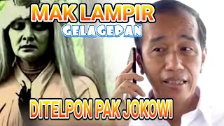 Mak lampir gelagepan ditelpon pak jokowi❗️parodi lucu mak lampir [upl. by Nyved148]