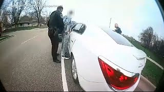 Police bodycam video from shooting of Daunte Wright released [upl. by Holle]