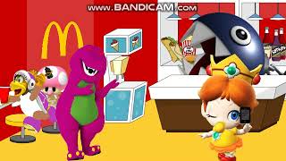 Evil Barney Behaves at McDonaldsUngrounded [upl. by Buckie]