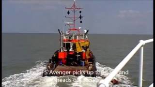 MV Ross Revenge  Tilbury to The Blackwater 31 7 14 Radio Caroline  Steve Anthony [upl. by Naj]