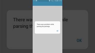There was a problem Parsing the package error youtubeshorts youtube [upl. by Intosh]