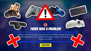 Are These Devices BANNED From Fortnite List Of Restricted Devices [upl. by Noxid]