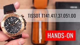 HANDSON Tissot TRace Quartz Chronograph T1414173705100 [upl. by Jammal]