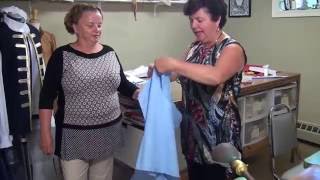 Plus size bespoke womans bodice front and back part 2 the fitting [upl. by Blumenfeld]