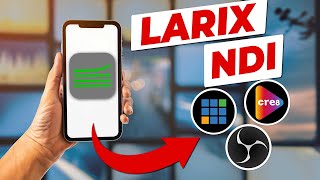 MÓVIL como CÁMARA para OBS o vMix ► Utiliza Larix Broadcaster NDI [upl. by Amri]