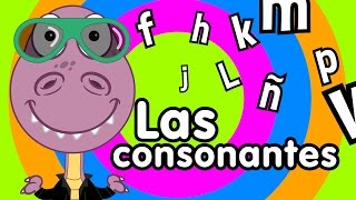 Canción de las consonantes  Canciones Infantiles [upl. by Kiki]