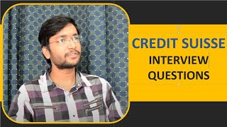 Credit Suisse Interview Questions and Useful Tips [upl. by Ankeny]