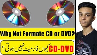 How to Format CD or DVD Easy Way  DVD RW vs DVR R Difference between urduhindi [upl. by Wandy]