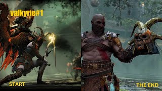 GOD OF WAR  KRATOS VS VALKYRIE  CLOSE COMBACT [upl. by Nigrom910]