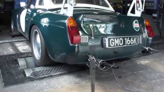 MGB V8 46 Dyno Tune UP [upl. by Mathian742]