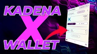 Kaddex X Wallet  KDA kadena blockchain wallet [upl. by Hillel]