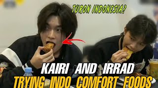 ONIC KAIRI AND RRQ IRRAD TRYING INDO COMFORT FOODS [upl. by Burta]