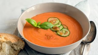 Recetas Thermomix ® TM31  Gazpacho Fácil y Rápido [upl. by Iviv]